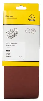 Klingspor - LS 309 XH Schleifband (Set), 100 x 560 mm F5, SB-verpackt im Reiter