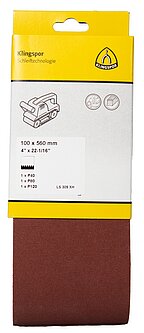 Klingspor - LS 309 XH Schleifband (Set), 100 x 560 mm F5, SB-verpackt im Reiter
