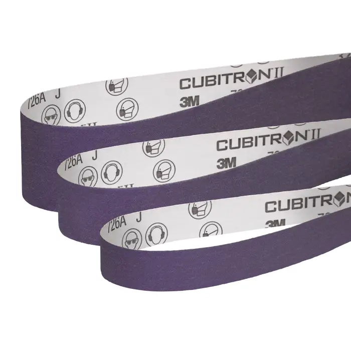 3M Cubitron II Gewebeschleifband 726A, 220+ J-weight, 1380 mm x 50 m, 1 Stück/Verpackung