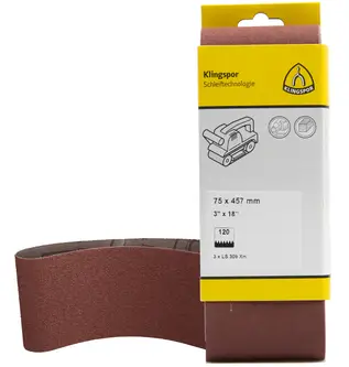 Klingspor - LS 309 XH Hobschleifband, 100 x 560 mm Korn 60 F5, SB-verpackt im Reiter