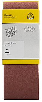 Klingspor - LS 309 XH Hobschleifband, 100 x 610 mm Korn 120 F5, SB-verpackt im Reiter